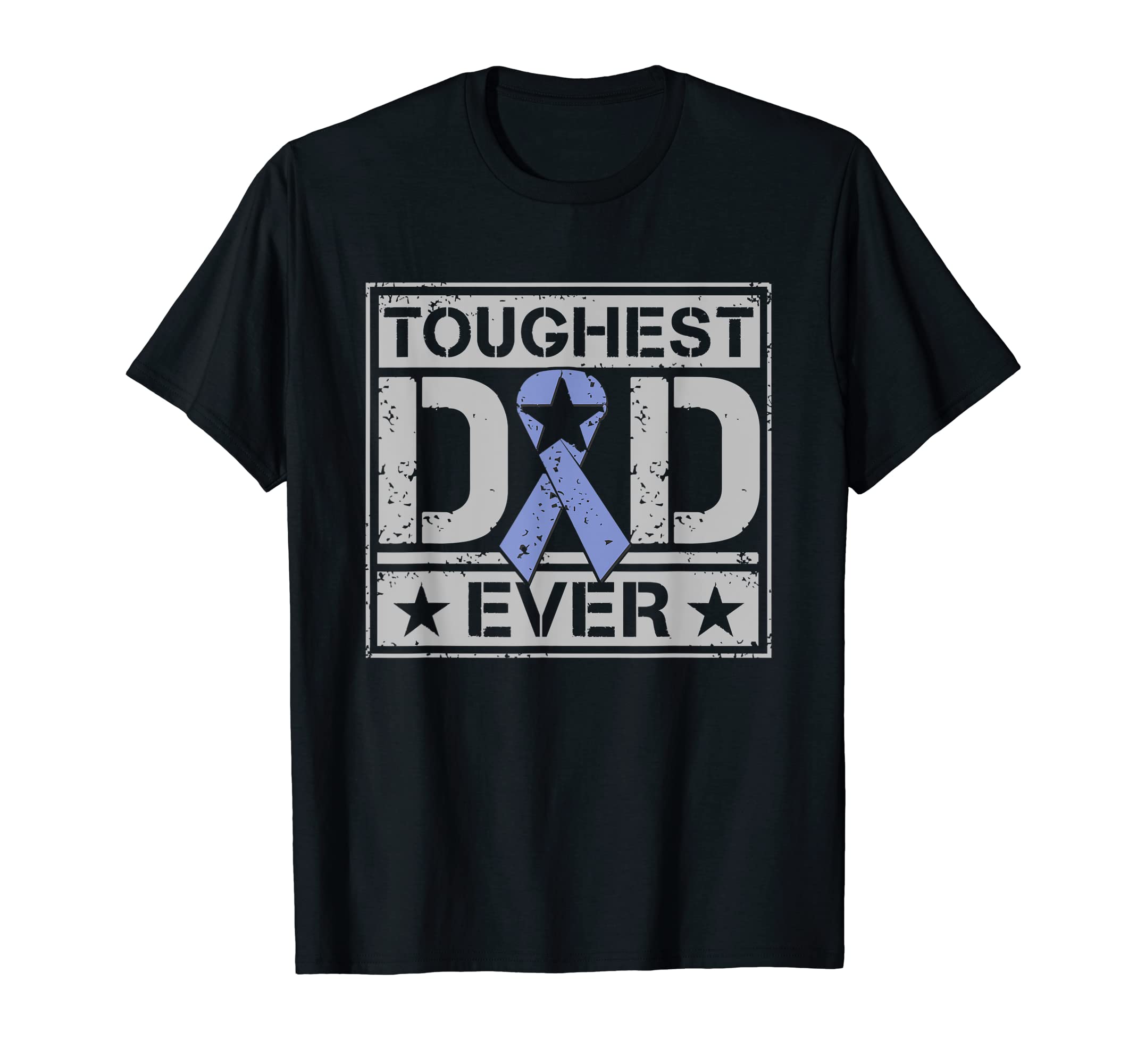 Mens Toughest Dad Ever Military Stomach T-Shirt - Minimalist Print Unisex - T-Shirt, Sweatshirt, Hoodie