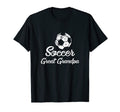 Mens Soccer Great Grandpa Funny T-Shirt - Minimalist Print for Adults - T-Shirt, Sweatshirt, Hoodie