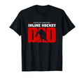 Worlds Greatest Inline Hockey Dad T-Shirt - Fun Novelty Design for Adults - T-Shirt, Sweatshirt, Hoodie