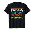 Papaw Myth Legend Dad Grandpa T-Shirt - Custom Art Print for Adults - T-Shirt, Sweatshirt, Hoodie