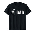 Mens Number One Hockey Dad Fathers Day 1 T-Shirt - Unique Graphic Unisex - T-Shirt, Sweatshirt, Hoodie