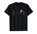 England Soccer Heartbeat Ekg Pulse T-Shirt - Minimalist Print Men Women - T-Shirt, Sweatshirt, Hoodie