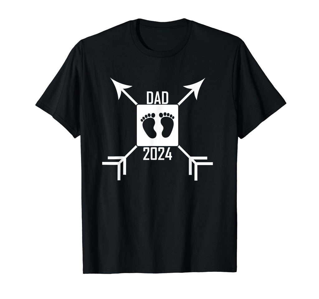 Pregnancy Announcement New Dad Est 2024 T-Shirt - Streetwear Style Unisex - T-Shirt, Sweatshirt, Hoodie
