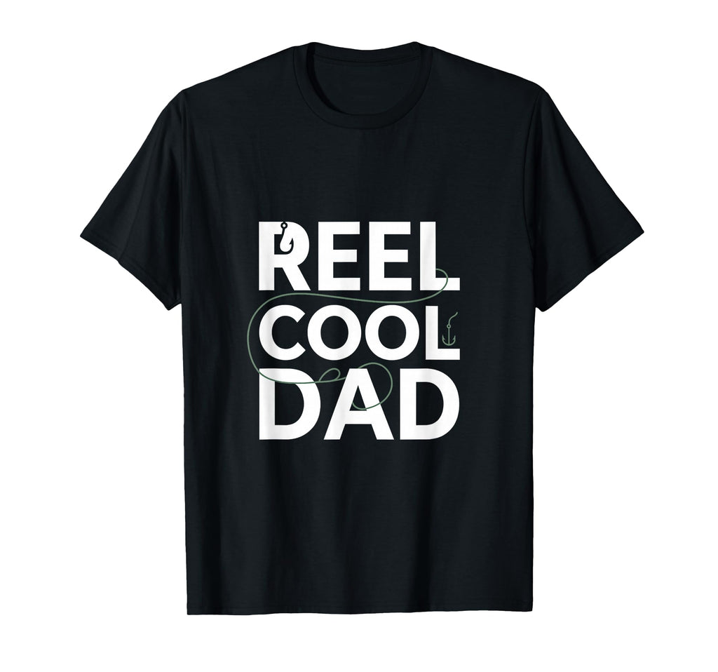 Reel Dad Fishing T-Shirt - Minimalist Print Men Women - T-Shirt, Sweatshirt, Hoodie