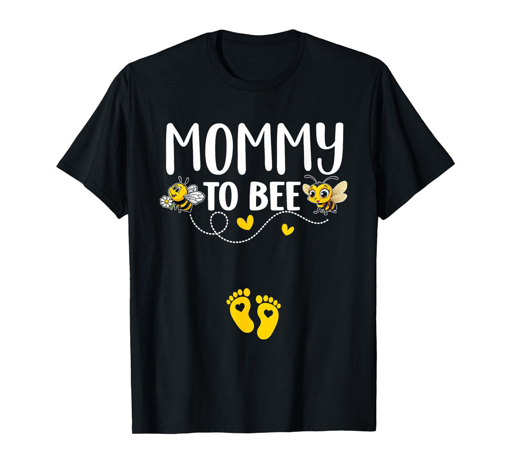 Mommy To Bee Gender Reveal Pregnancy T-Shirt - Minimalist Print for Adults - T-Shirt, Sweatshirt, Hoodie