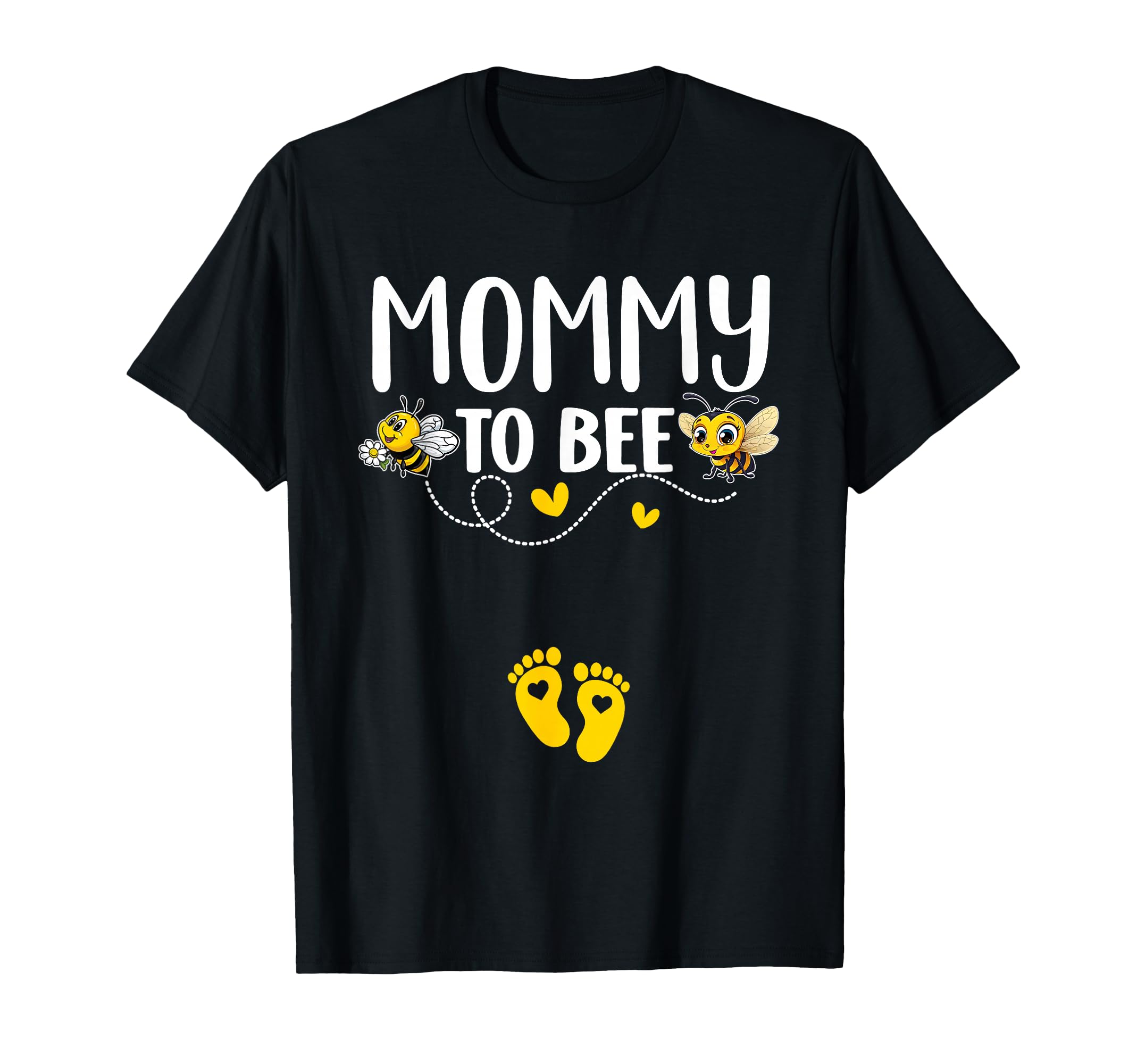 Mommy To Bee Gender Reveal Pregnancy T-Shirt - Minimalist Print for Adults - T-Shirt, Sweatshirt, Hoodie