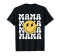 Mama Happy Face 1St Birthday Family T-Shirt - Unique Graphic Men Women - T-Shirt, Sweatshirt, Hoodie