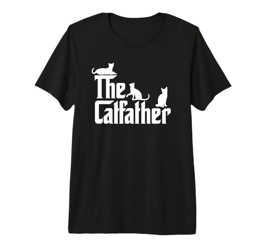 Catfather Funny Cat Dad Cat Lover T-Shirt - Aesthetic Graphic for Adults - T-Shirt, Sweatshirt, Hoodie