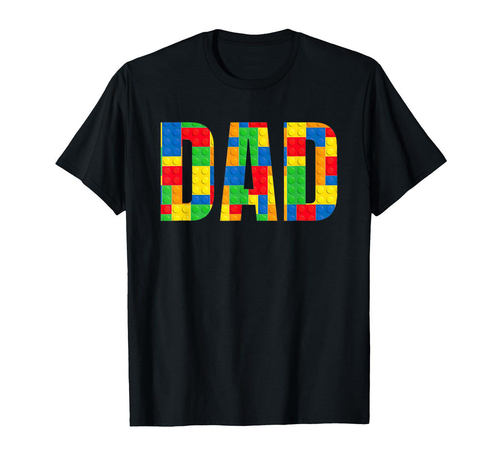 Dad Parent Brick Master Builder T-Shirt - Streetwear Style for Adults - T-Shirt, Sweatshirt, Hoodie