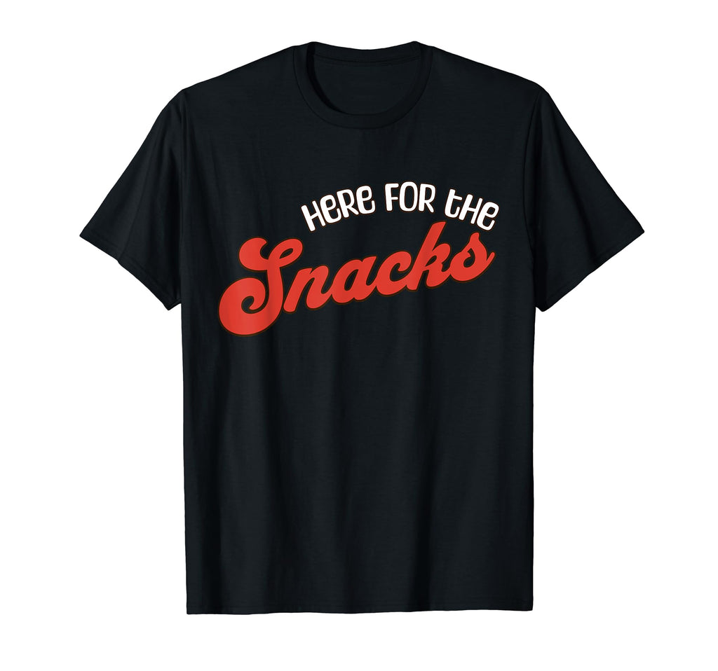 Here Snacks American Football T-Shirt - Fun Novelty Design for Adults - T-Shirt, Sweatshirt, Hoodie
