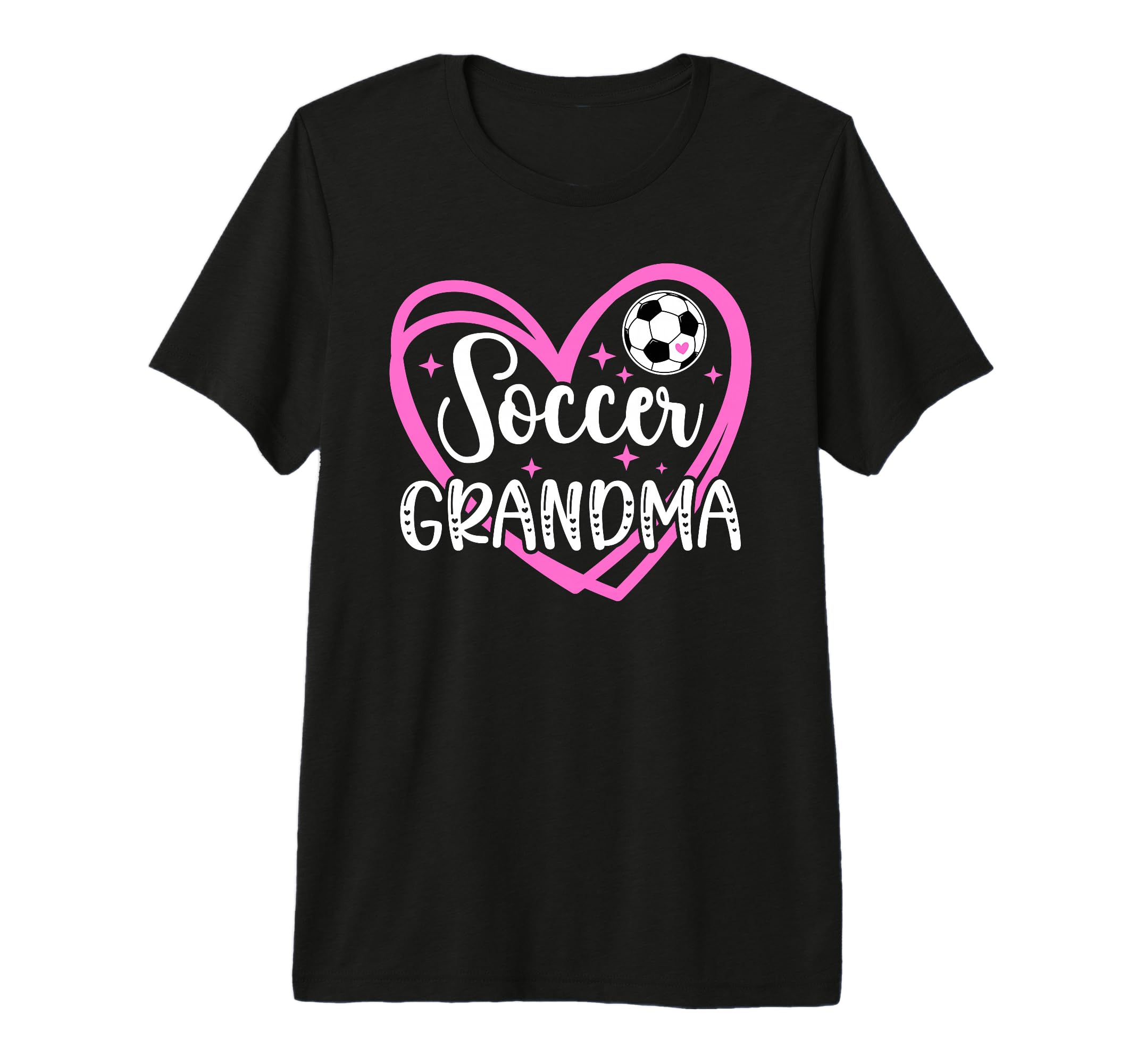 Soccer Grandma Heart Grandma Soccer T-Shirt - Novelty Apparel Unisex - T-Shirt, Sweatshirt, Hoodie