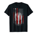 American Flag Baseball Flag Dad Mom T-Shirt - Minimalist Print Unisex - T-Shirt, Sweatshirt, Hoodie