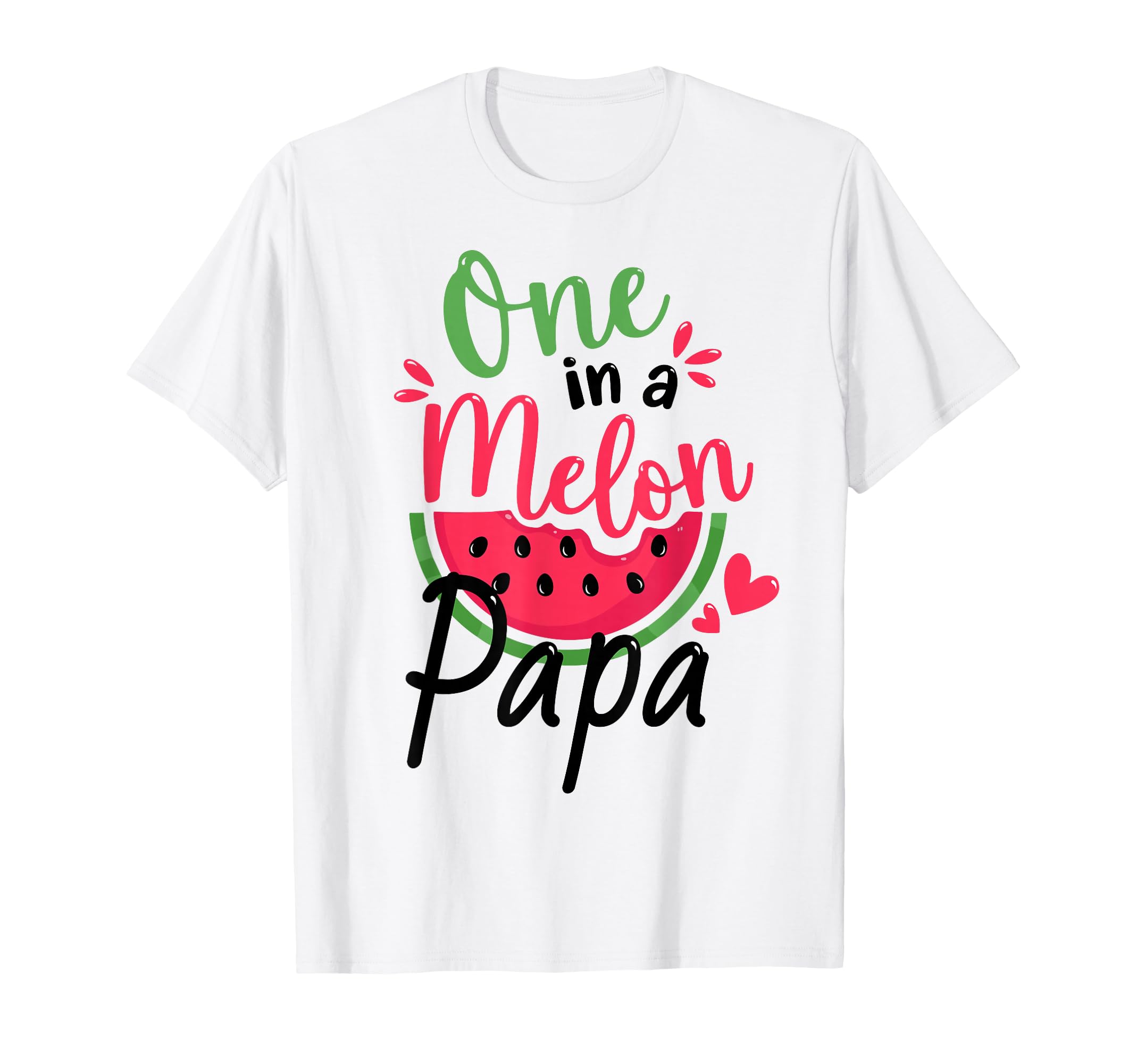 One Melon Papa 1St Birthday Party Family T-Shirt - Graphic Print Unisex - T-Shirt, Sweatshirt, Hoodie
