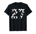 Soccer 27 Jersey Number T-Shirt - Custom Art Print for Adults - T-Shirt, Sweatshirt, Hoodie