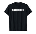 Nathaniel First Name Birthday Dad T-Shirt - Aesthetic Graphic for Adults - T-Shirt, Sweatshirt, Hoodie