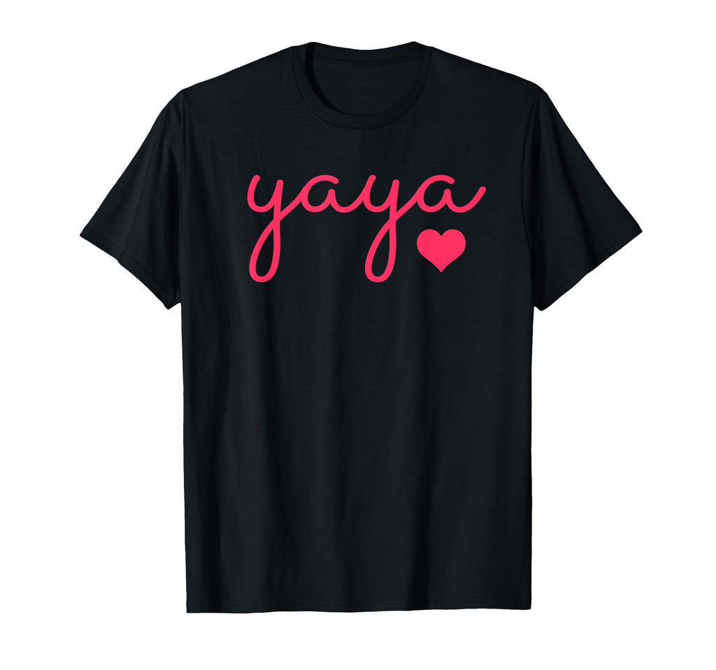 That Says Yaya Grandma Ya Ya Heart Love T-Shirt - Unique Graphic Men Women - T-Shirt, Sweatshirt, Hoodie