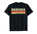 Hendrix Surname Funny 80S 90S Birthday T-Shirt - Custom Art Print Unisex - T-Shirt, Sweatshirt, Hoodie