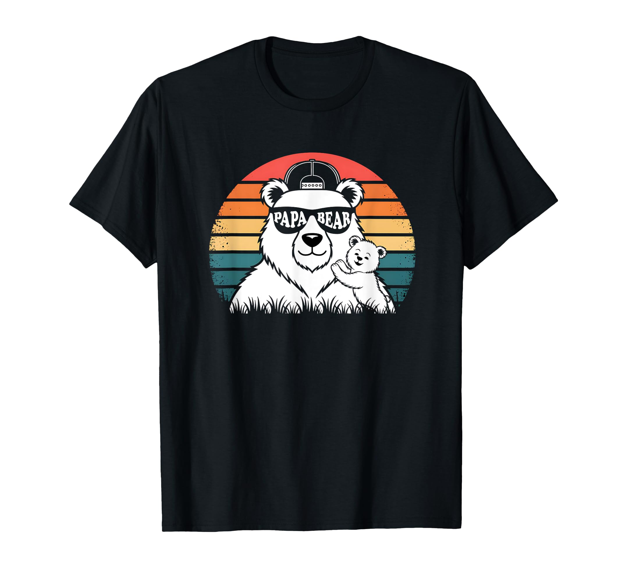 Papa Bear Bear Pajamas Fathers Day Dad T-Shirt - Trendy Graphic for Adults - T-Shirt, Sweatshirt, Hoodie