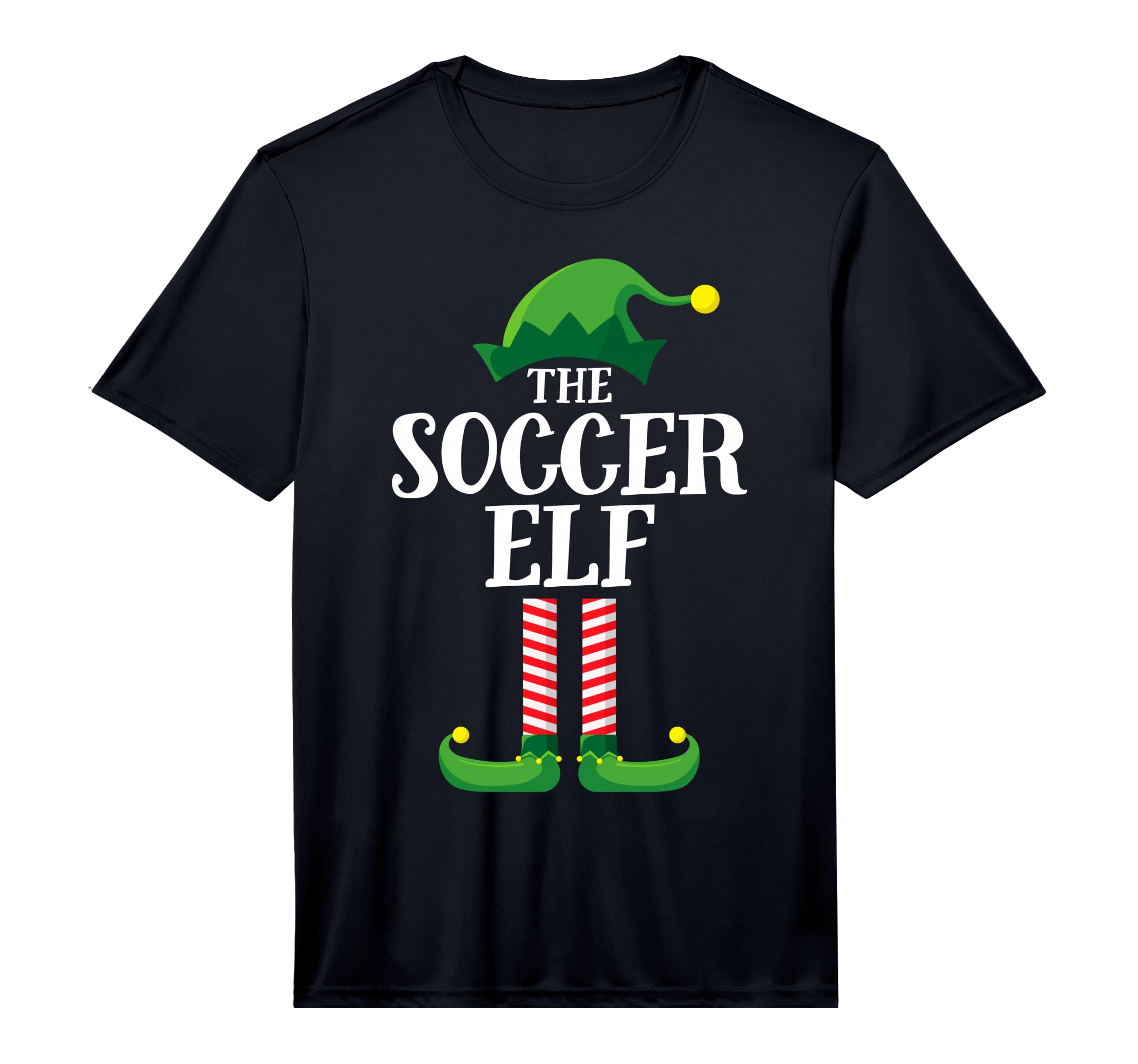 Soccer Elf Matching Family Group T-Shirt - Custom Art Print for Adults - T-Shirt, Sweatshirt, Hoodie