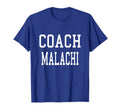Coach Malachi Custom Football Soccer T-Shirt - Unique Graphic for Adults - T-Shirt, Sweatshirt, Hoodie