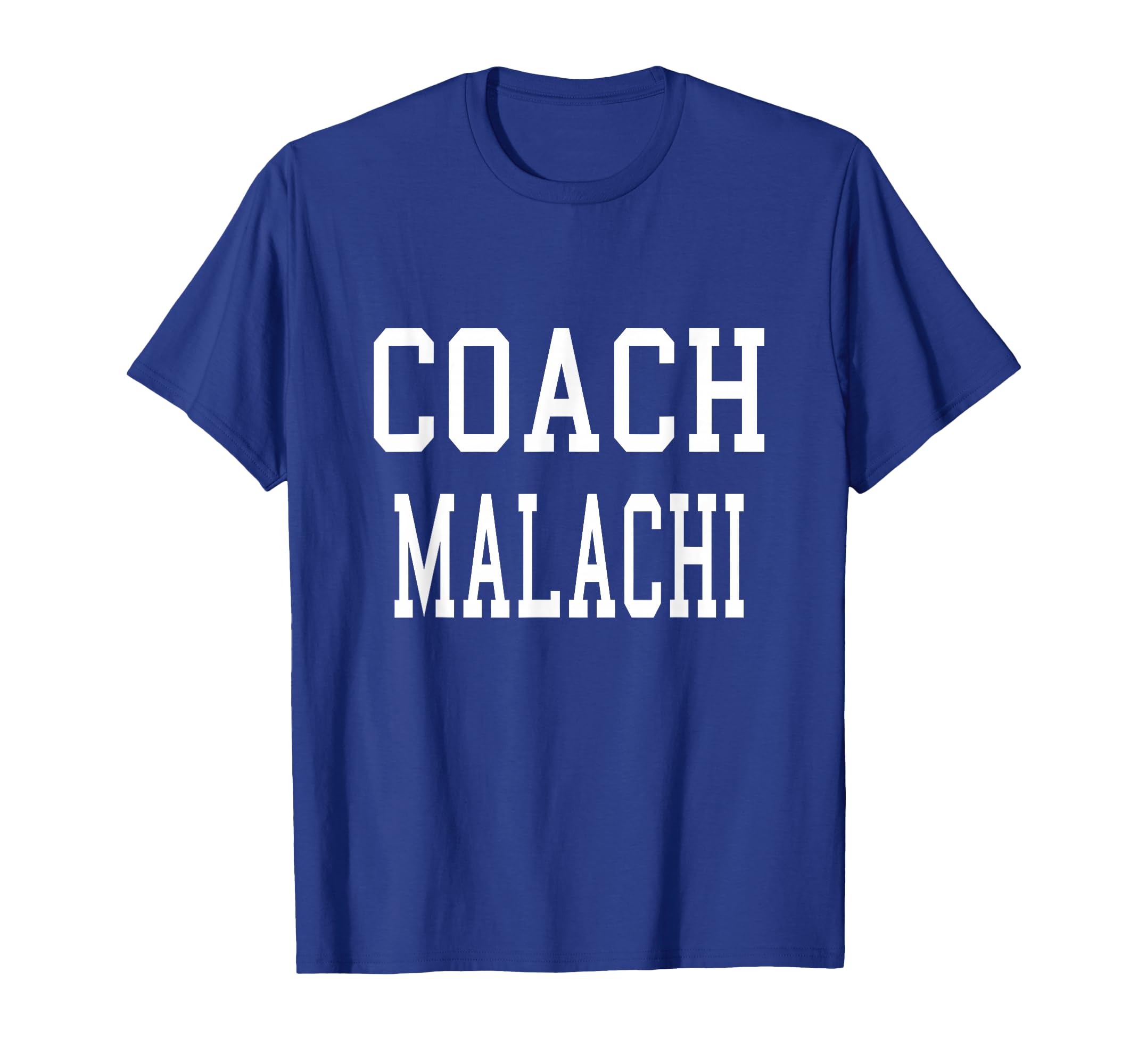Coach Malachi Custom Football Soccer T-Shirt - Unique Graphic for Adults - T-Shirt, Sweatshirt, Hoodie