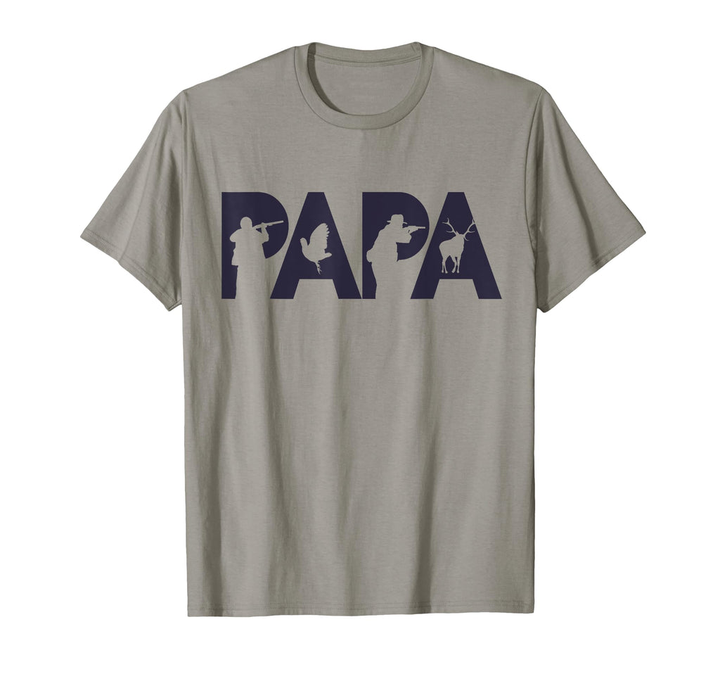 Hunter Dad Funny Papa Hunting Father T-Shirt - Minimalist Print for Adults - T-Shirt, Sweatshirt, Hoodie