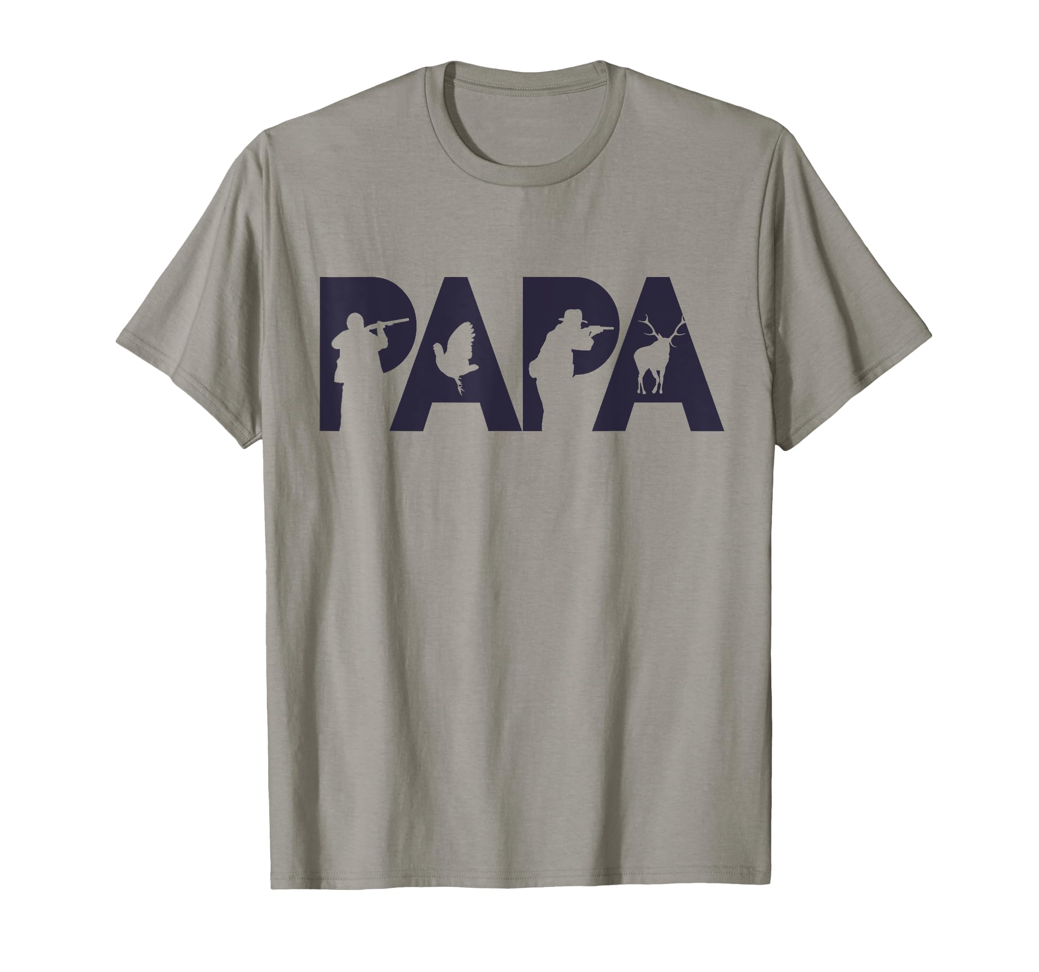Hunter Dad Funny Papa Hunting Father T-Shirt - Minimalist Print for Adults - T-Shirt, Sweatshirt, Hoodie