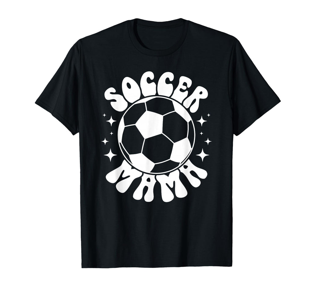 Soccer Mama Groovy Soccer Mom T-Shirt - Fun Novelty Design Men Women - T-Shirt, Sweatshirt, Hoodie