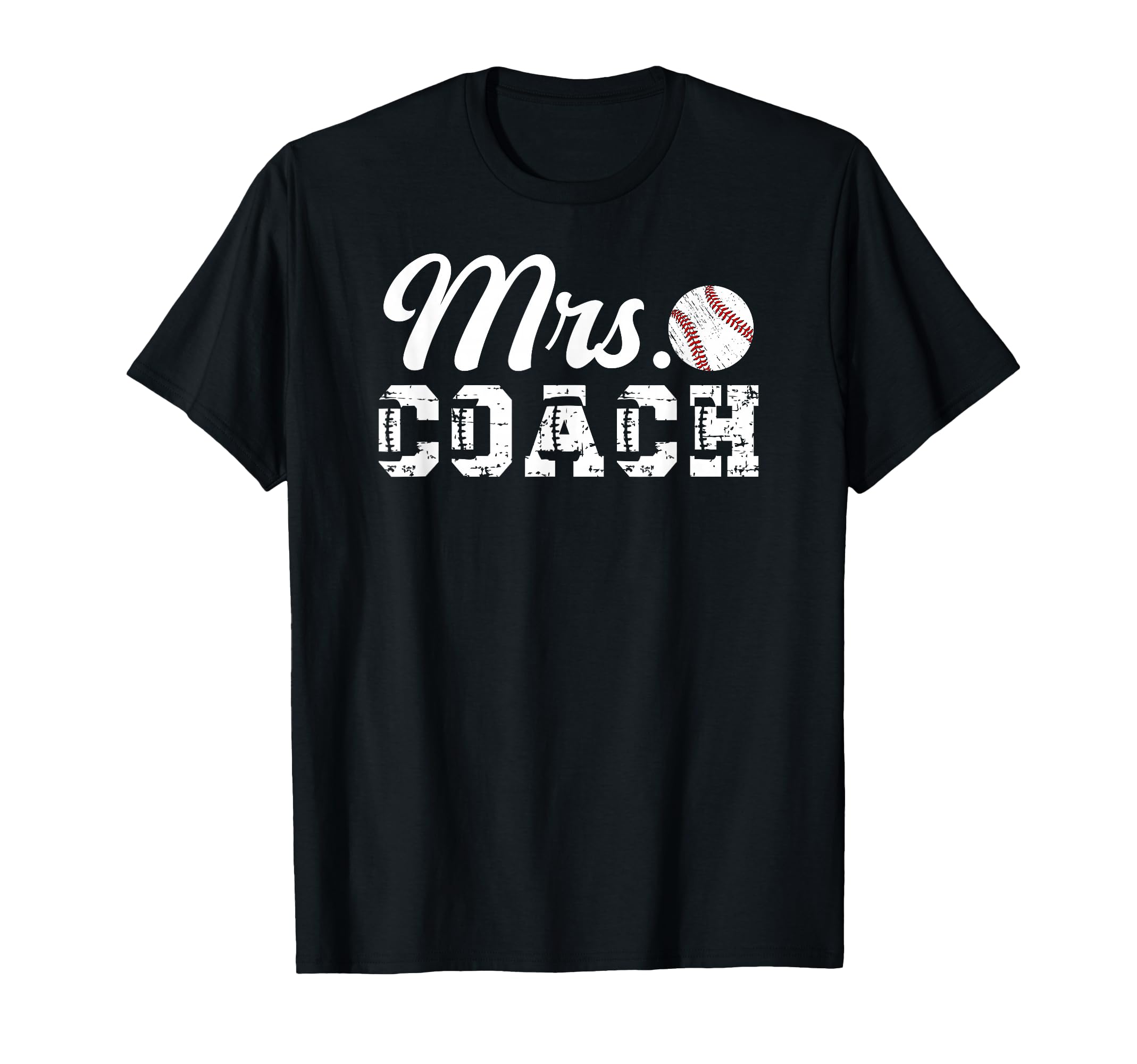 Mrs Coach Baseball Coachs Wife T-Shirt - Minimalist Print Men Women - T-Shirt, Sweatshirt, Hoodie