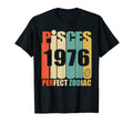 Pisces 1976 43Rd Birthday Gift T-Shirt - Graphic Print Unisex - T-Shirt, Sweatshirt, Hoodie