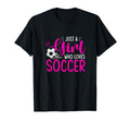 Just Who Loves Soccer Soccer Player T-Shirt - Unique Graphic for Adults - T-Shirt, Sweatshirt, Hoodie