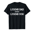 Legend Dad Raising Legend Son Papa T-Shirt - Graphic Print for Adults - T-Shirt, Sweatshirt, Hoodie