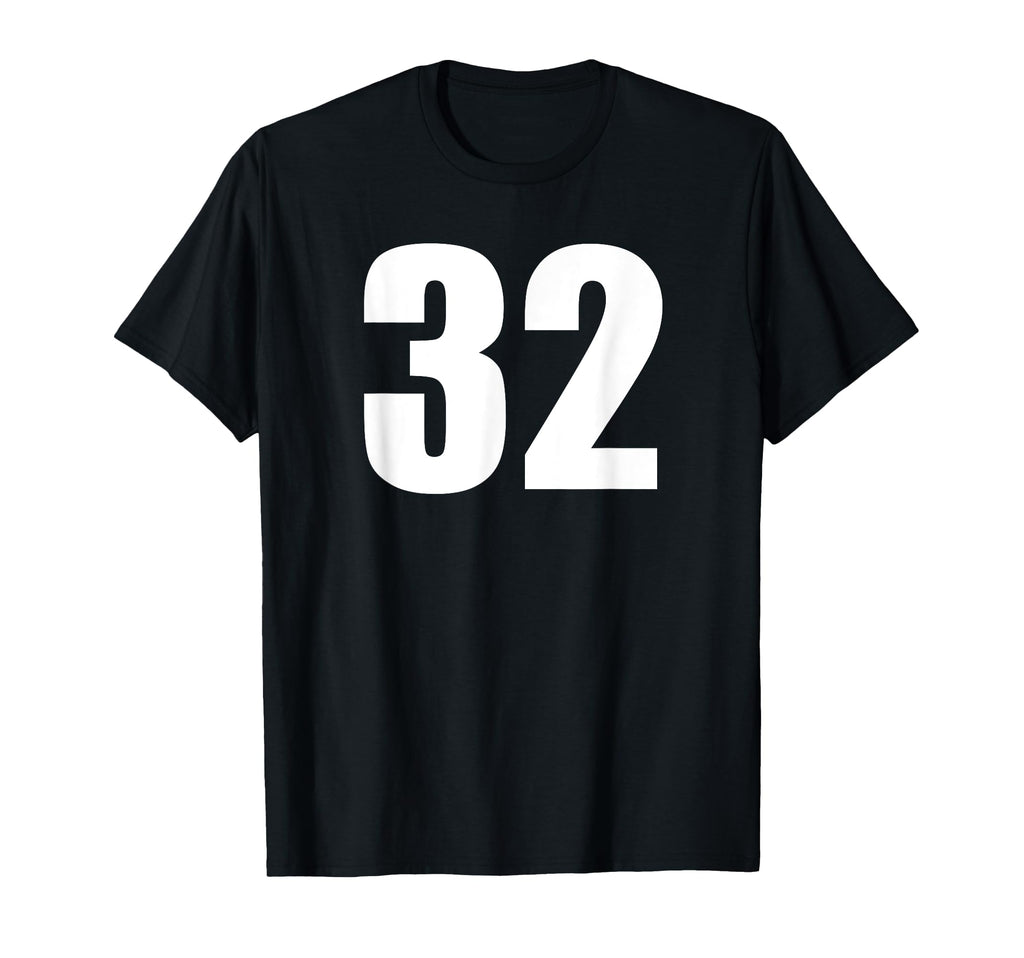 Sports Number 32 Baseball Football T-Shirt - Streetwear Style Men Women - T-Shirt, Sweatshirt, Hoodie