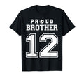 Number 12 Custom Proud Soccer Futbol T-Shirt - Trendy Graphic Unisex - T-Shirt, Sweatshirt, Hoodie