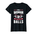 Womens Im And Play Balls Football T-Shirt - Aesthetic Graphic Men Women - T-Shirt, Sweatshirt, Hoodie