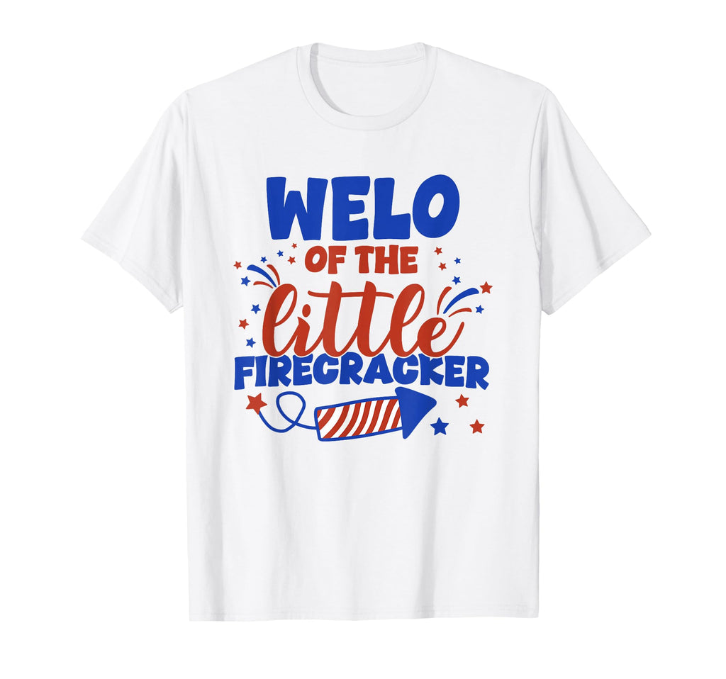 Welo Little Firecracker Fourth T-Shirt - Casual Everyday Wear for Adults - T-Shirt, Sweatshirt, Hoodie