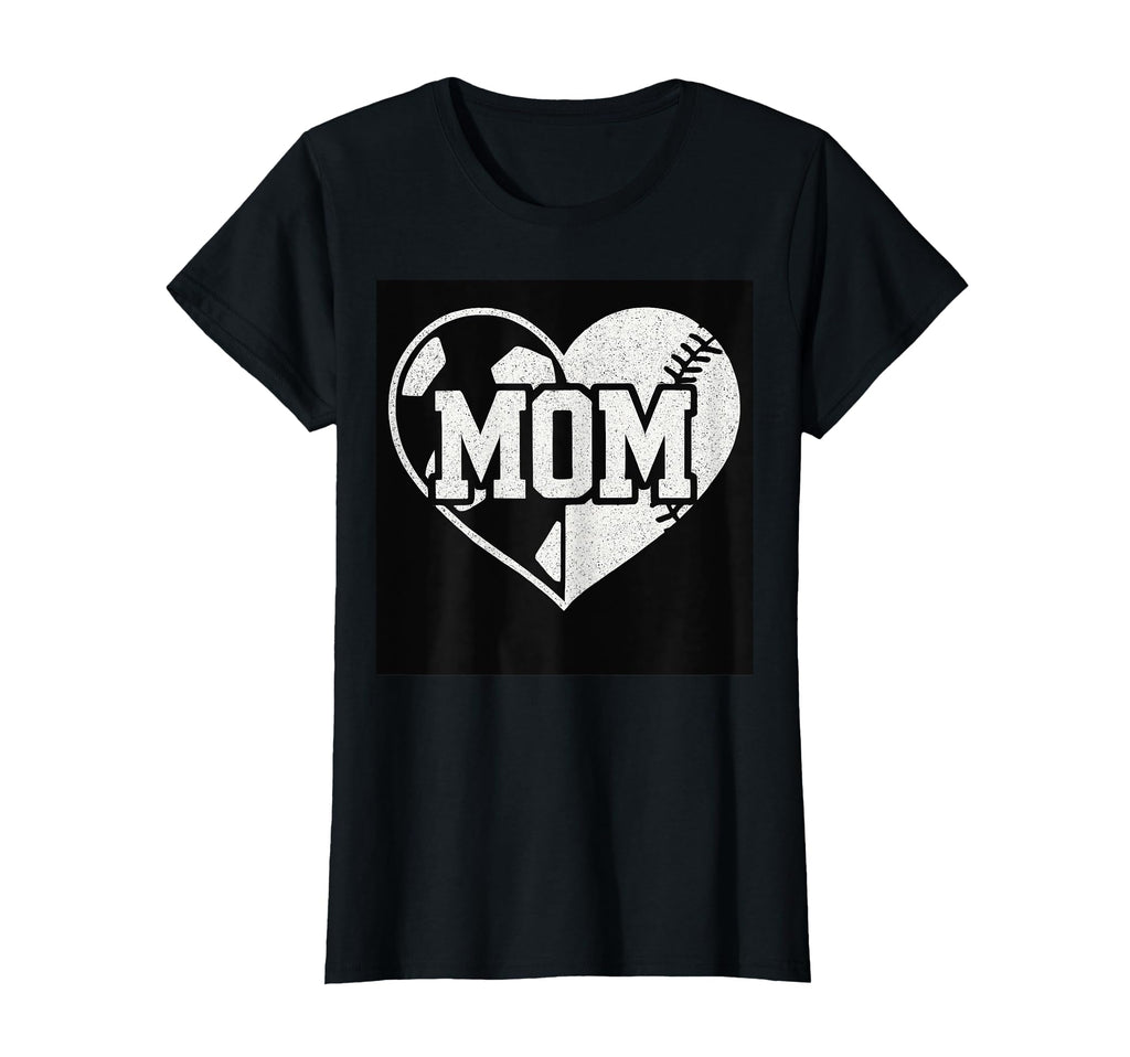 Ball Mom Soccer Football Baseball T-Shirt - Casual Everyday Wear Unisex - T-Shirt, Sweatshirt, Hoodie
