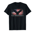 Peace Through Strength Distressed Flag T-Shirt - Aesthetic Graphic Unisex - T-Shirt, Sweatshirt, Hoodie