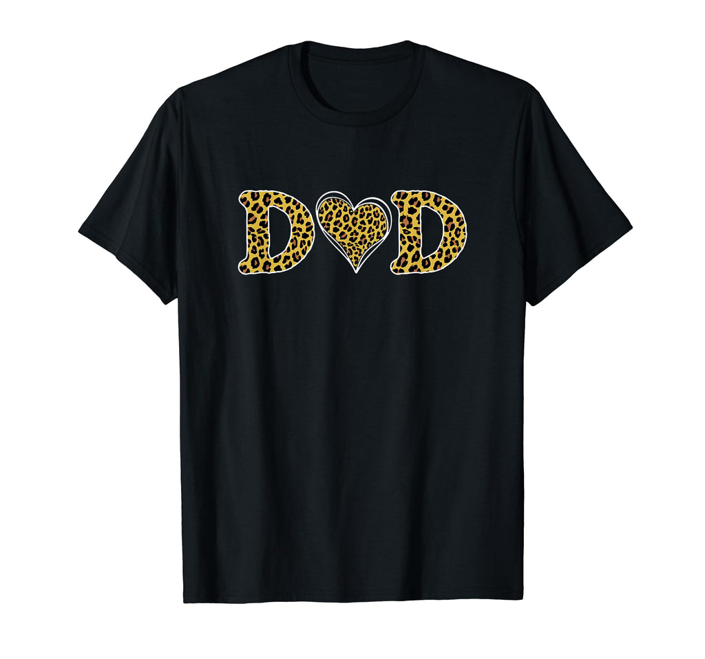 Dad Heart Leopard Family Matching Happy T-Shirt - Streetwear Style Unisex - T-Shirt, Sweatshirt, Hoodie