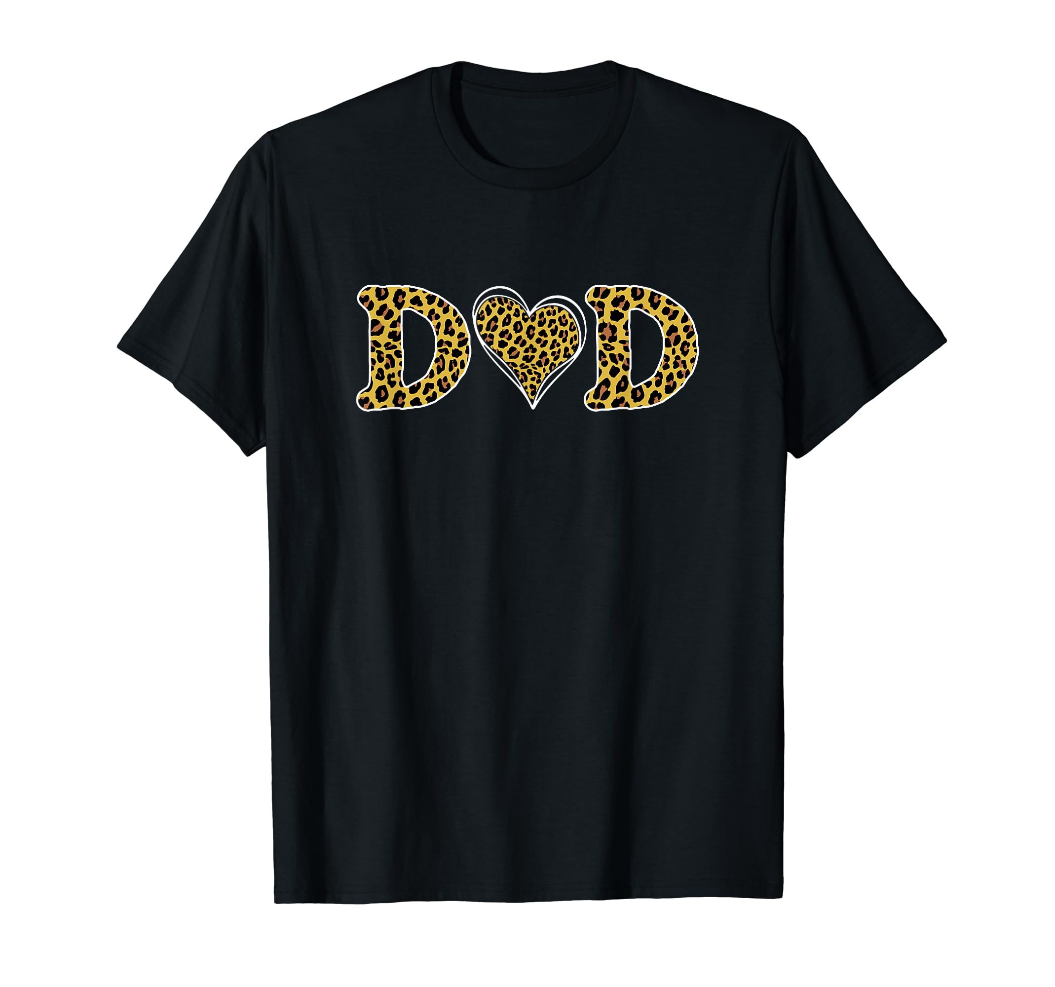 Dad Heart Leopard Family Matching Happy T-Shirt - Streetwear Style Unisex - T-Shirt, Sweatshirt, Hoodie