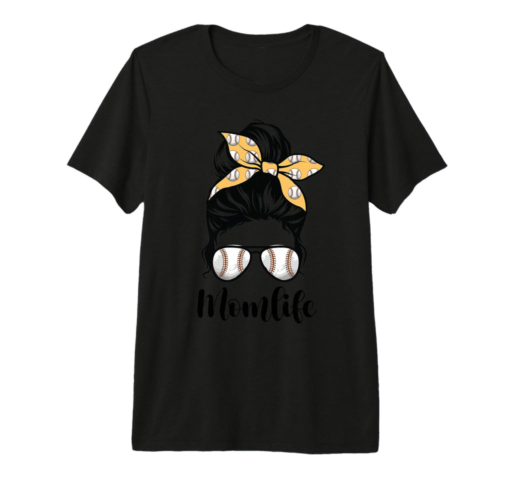 Mom Life Messy Bun Lovers Mother Soccer T-Shirt - Trendy Graphic Unisex - T-Shirt, Sweatshirt, Hoodie
