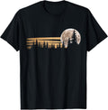 Retro Moon Forest Nature Lover Minimalist Aesthetic - Adult & Kids T-Shirts, Sweatshirts & Hoodies apparel design preview 1