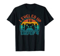 Leveled Up To Dad 4 Funny Gaming Daddy T-Shirt - Graphic Print for Adults - T-Shirt, Sweatshirt, Hoodie