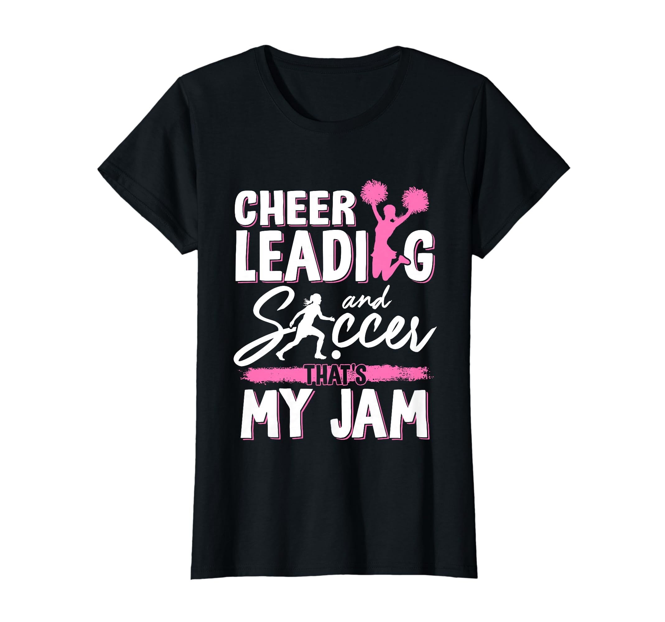 Funny Soccer Cheer Lover Cheerleader T-Shirt - Trendy Graphic for Adults - T-Shirt, Sweatshirt, Hoodie