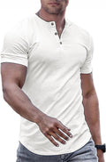 Men's Muscle Slim Henley Crewneck Longline Gym - Adult & Kids T-Shirts, Sweatshirts & Hoodies apparel design preview 1