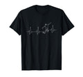 Soccer Shot Striker Heartbeat Soccer T-Shirt - Novelty Apparel for Adults - T-Shirt, Sweatshirt, Hoodie