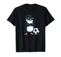 Cartoon Penguin Soccer Player T-Shirt - Unique Graphic Men Women - T-Shirt, Sweatshirt, Hoodie