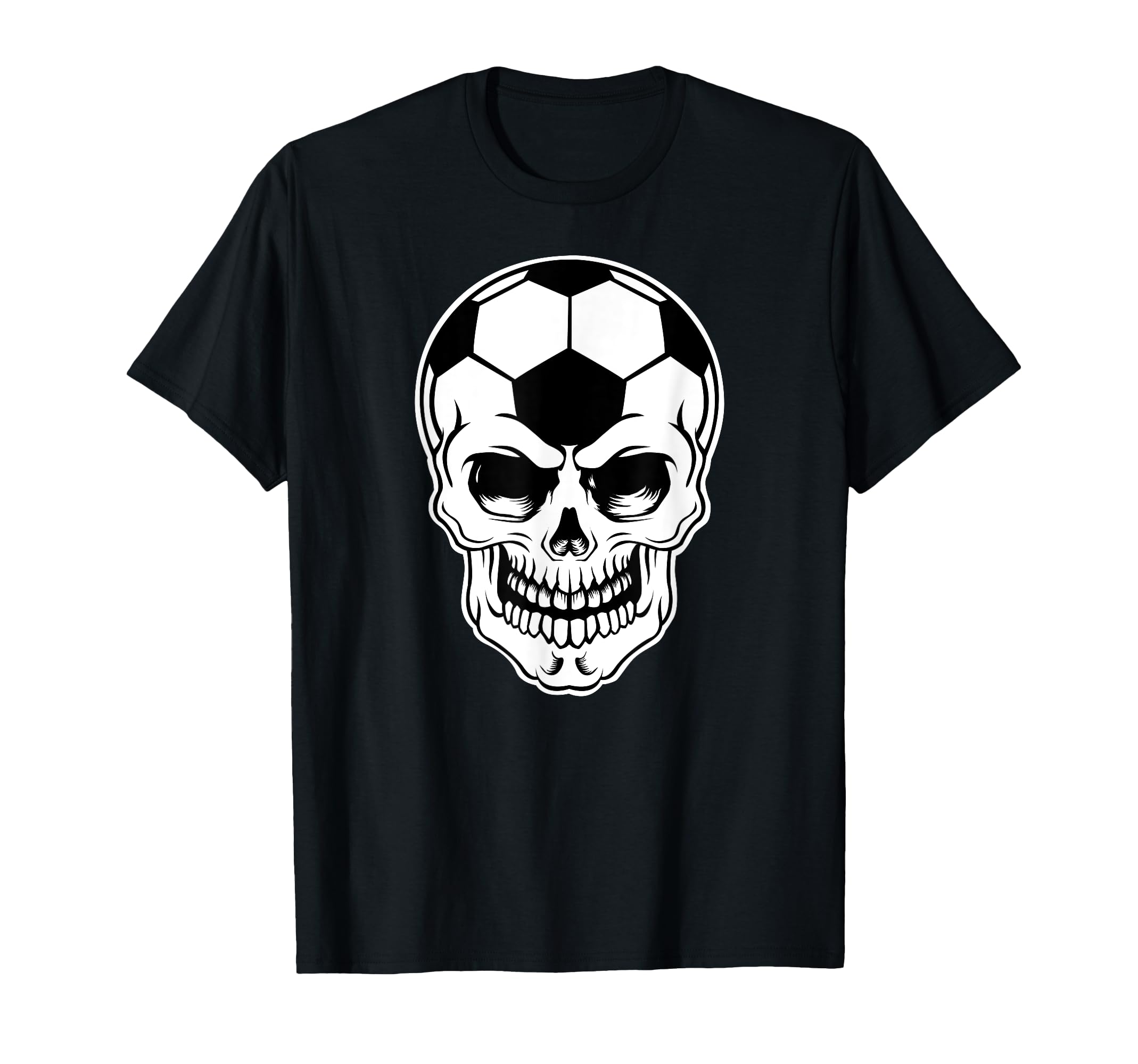 Soccer Skull Funny Soccer T-Shirt - Trendy Graphic Unisex - T-Shirt, Sweatshirt, Hoodie