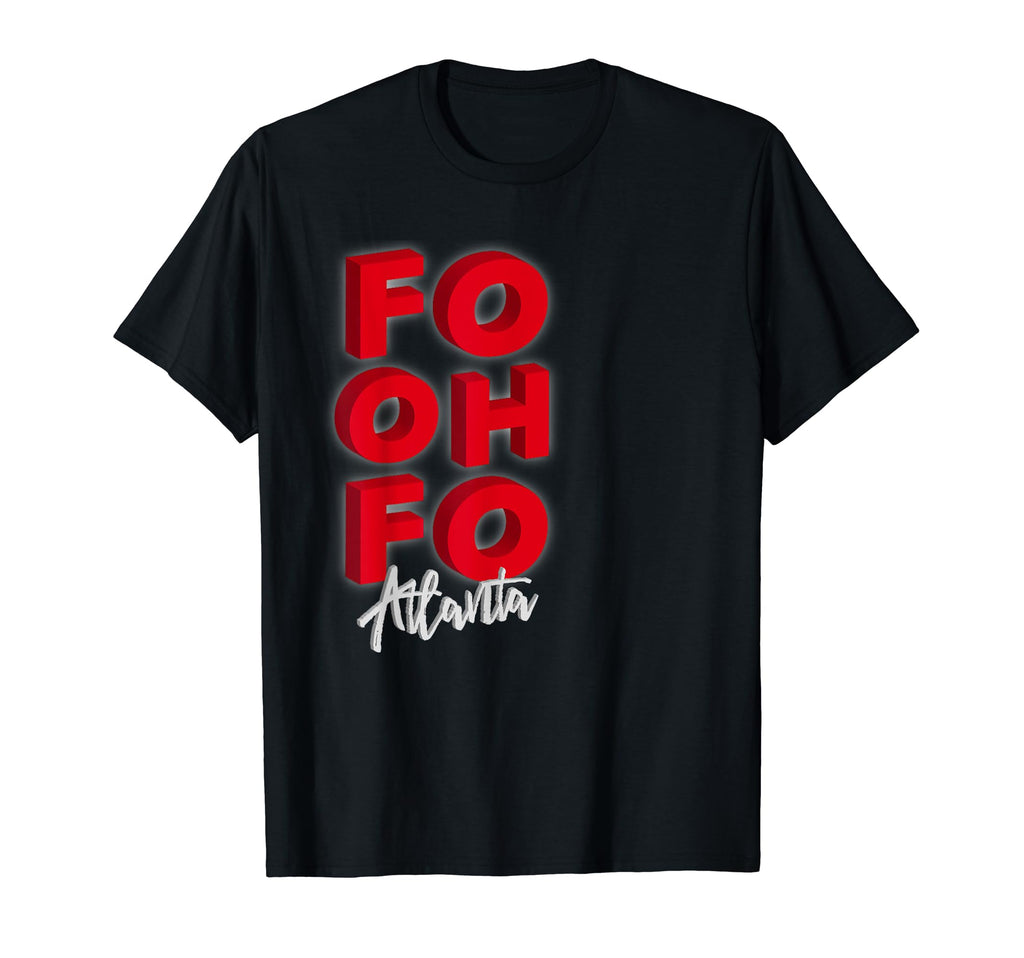 Red 404 Atlanta Georgia Funny Fo Oh Fo T-Shirt - Unique Graphic Unisex - T-Shirt, Sweatshirt, Hoodie