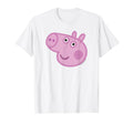 Peppa Pig Happy George Pig Big Face T-Shirt - Custom Art Print Unisex - T-Shirt, Sweatshirt, Hoodie